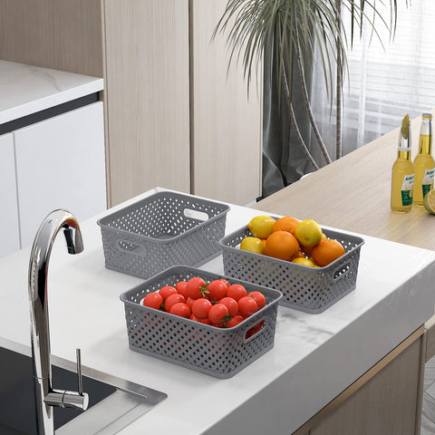 MaxGear office and closet baskets provide lightweight organization