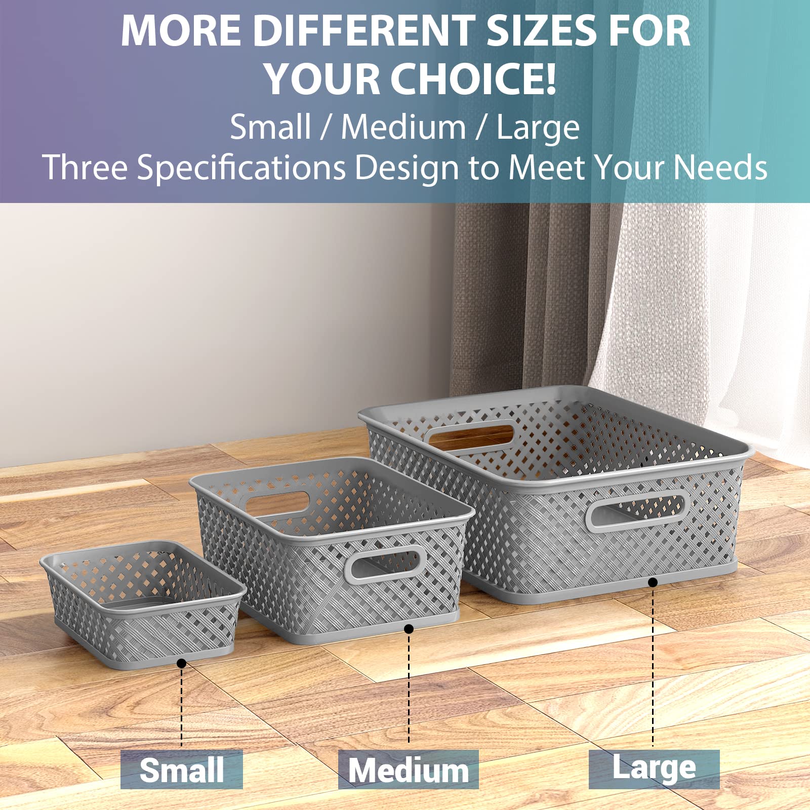 MaxGear wardrobe storage basket lets you separate outfits and accessories efficiently.