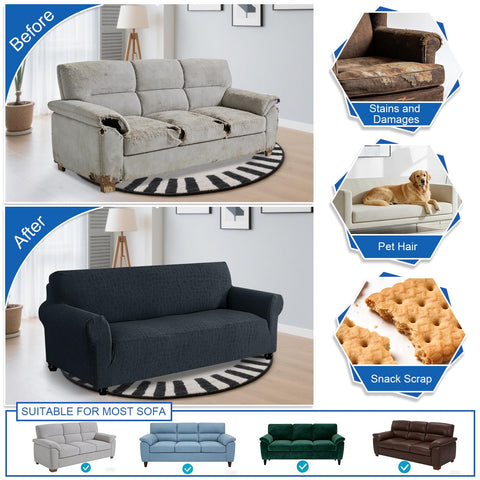 MAXIJIN size options help you find a snug fit for many sofa styles.