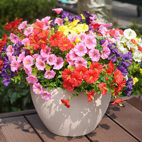 maxkes weatherproof flowers for porch and window box withstand weather