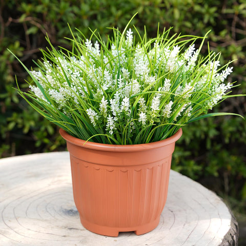 White Maxkes lavender bundles offer a fresh outdoor accent for any space.