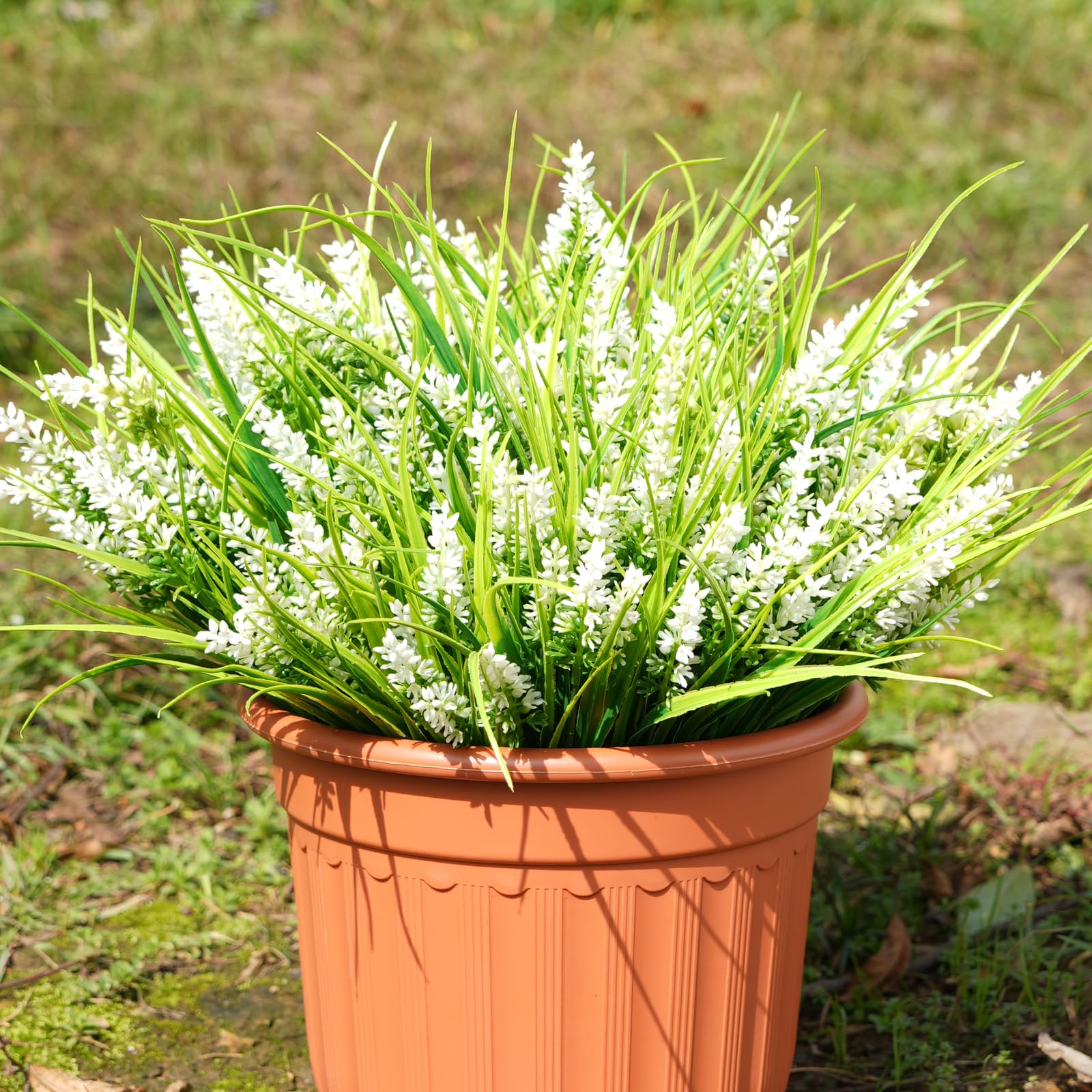 Window box display with Maxkes lavender for easy, maintenance-free styling.