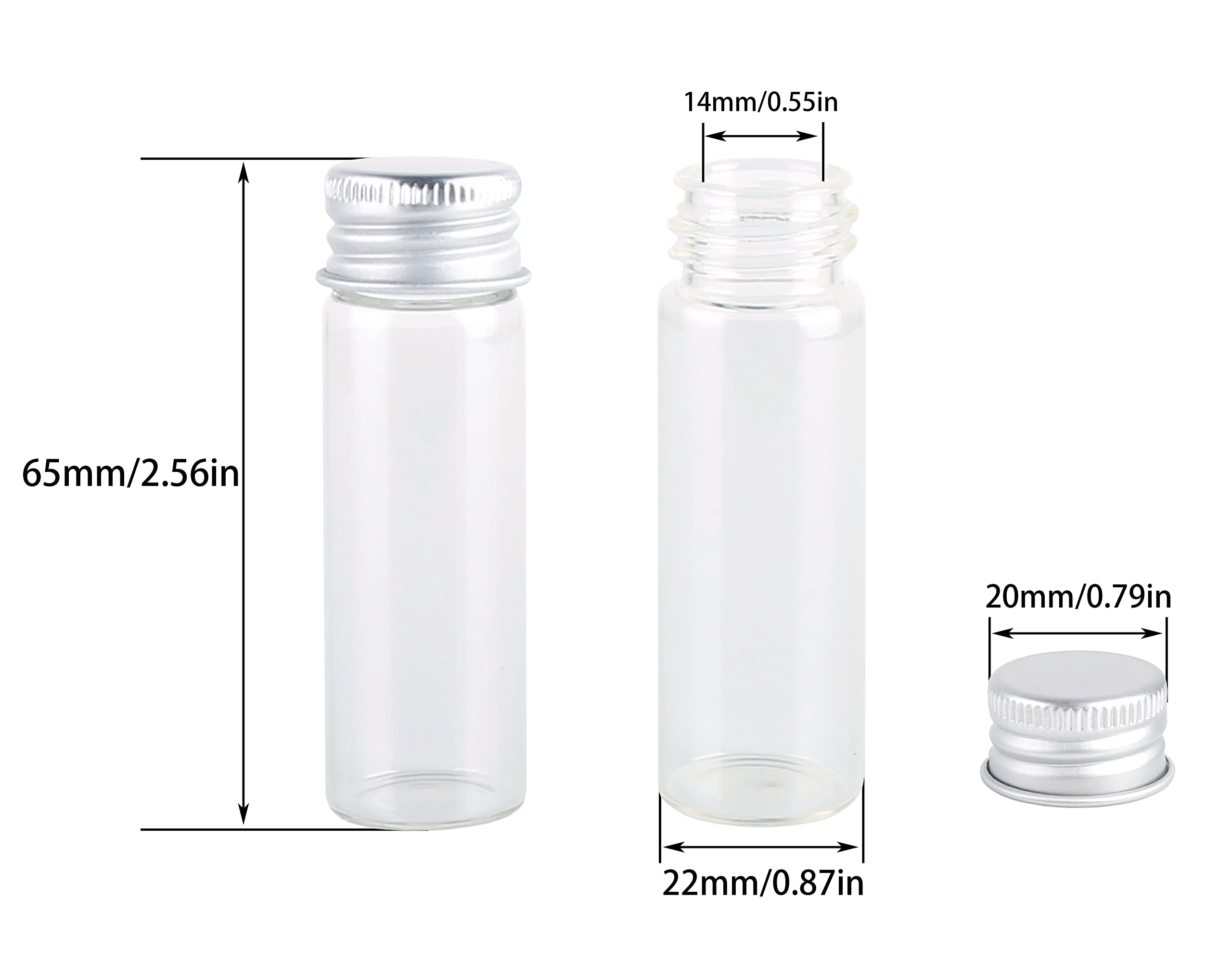 MaxMau borosilicate glass bottle close-up showing clear material.