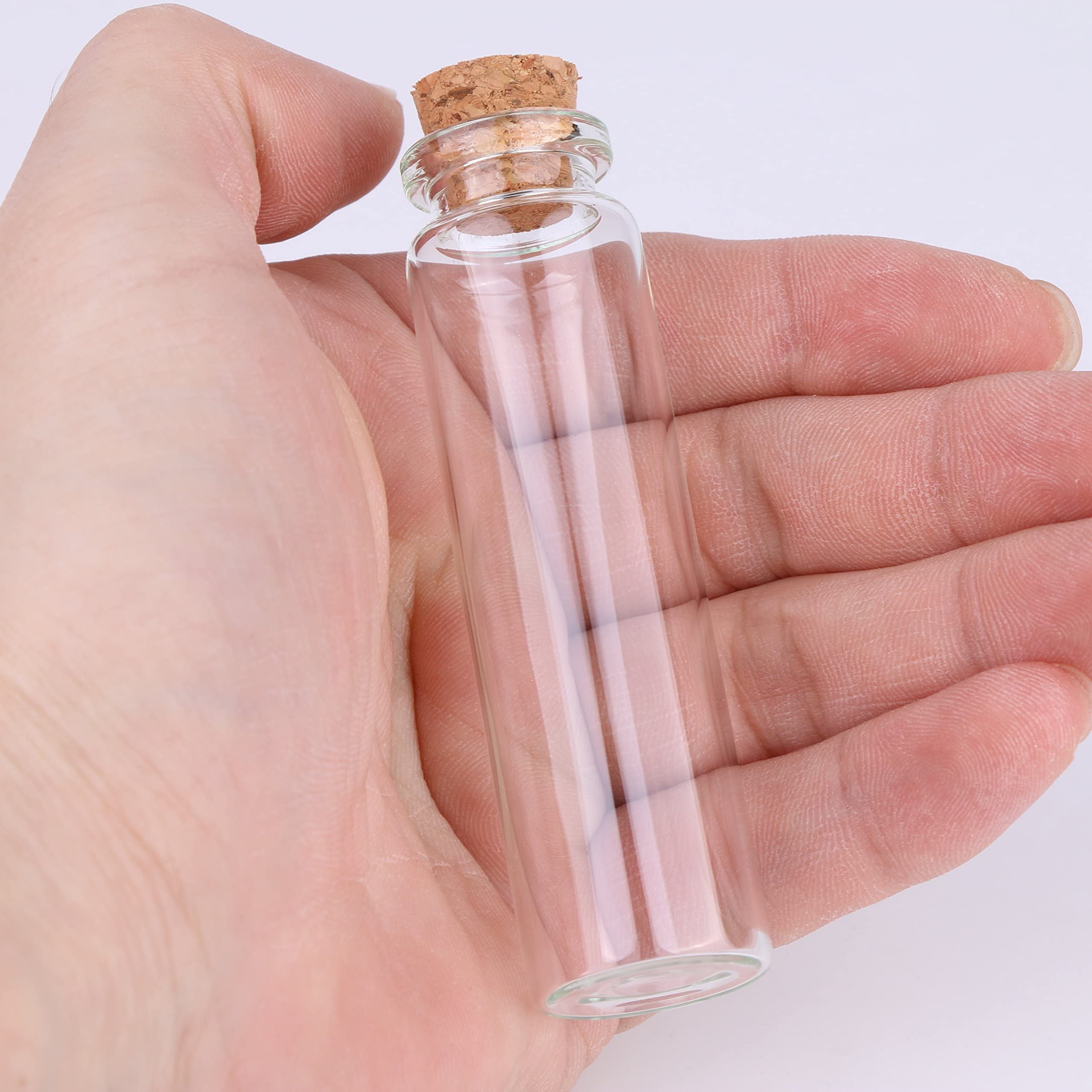 MaxMau clear 20ml bottle ideal for seed powder storage and organization