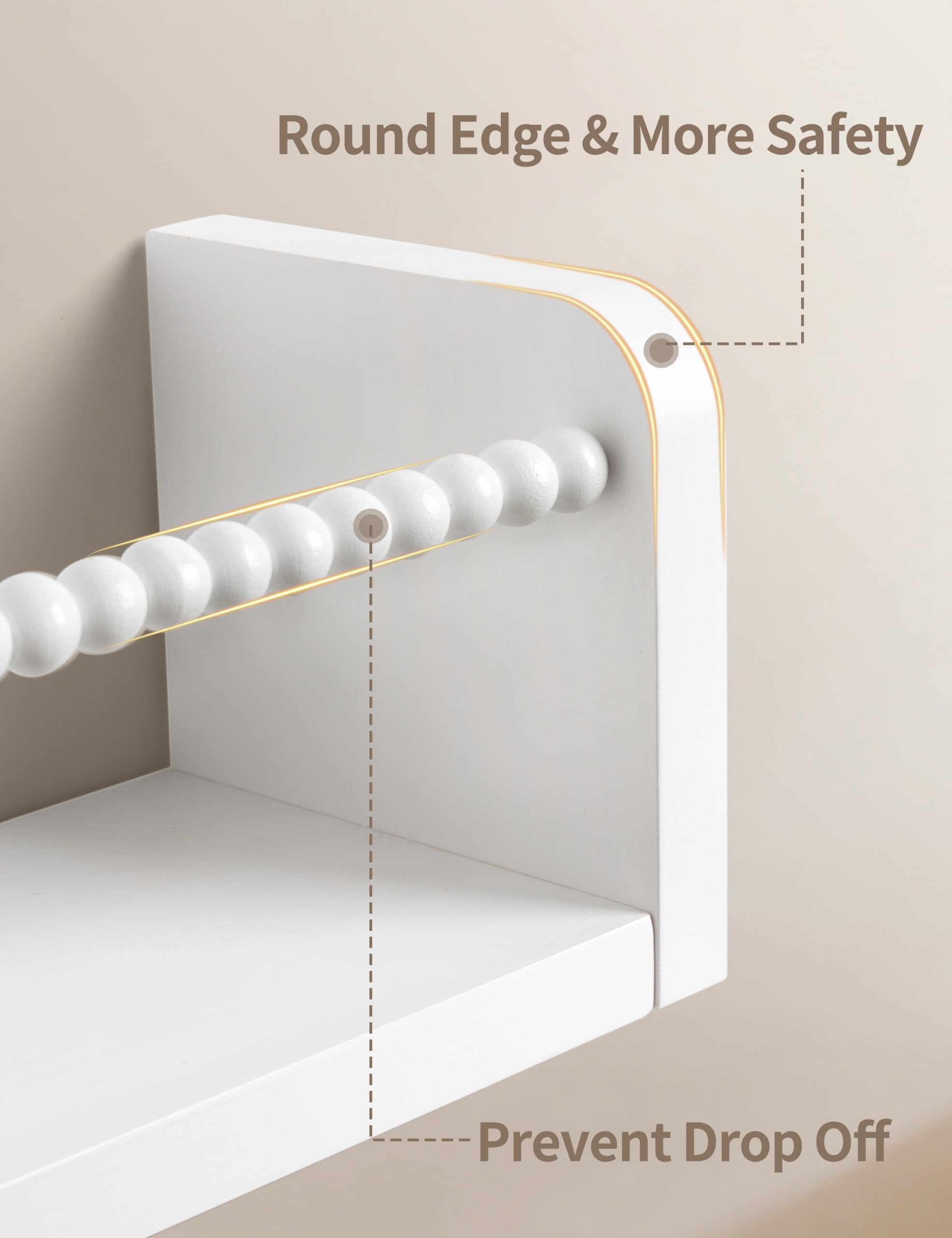 Maxpeuvon towel bar hanging shelf adds practical storage in bathrooms.