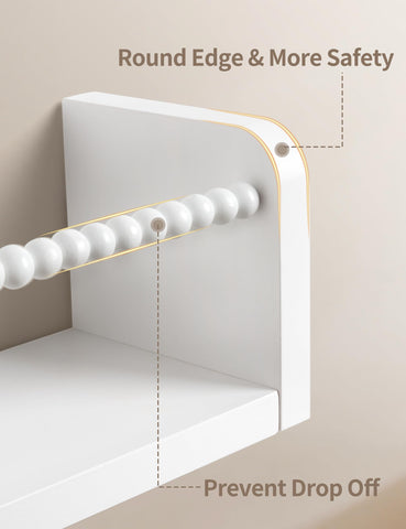 Maxpeuvon towel bar hanging shelf adds practical storage in bathrooms.