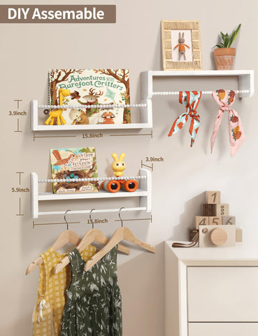 Maxpeuvon wall shelves offer 22 lb capacity for daily essentials and quick access.
