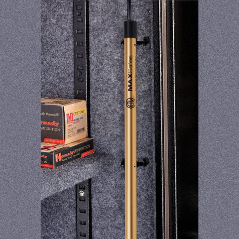 MAXSafes condensation elimination helps keep safes dry and organized.