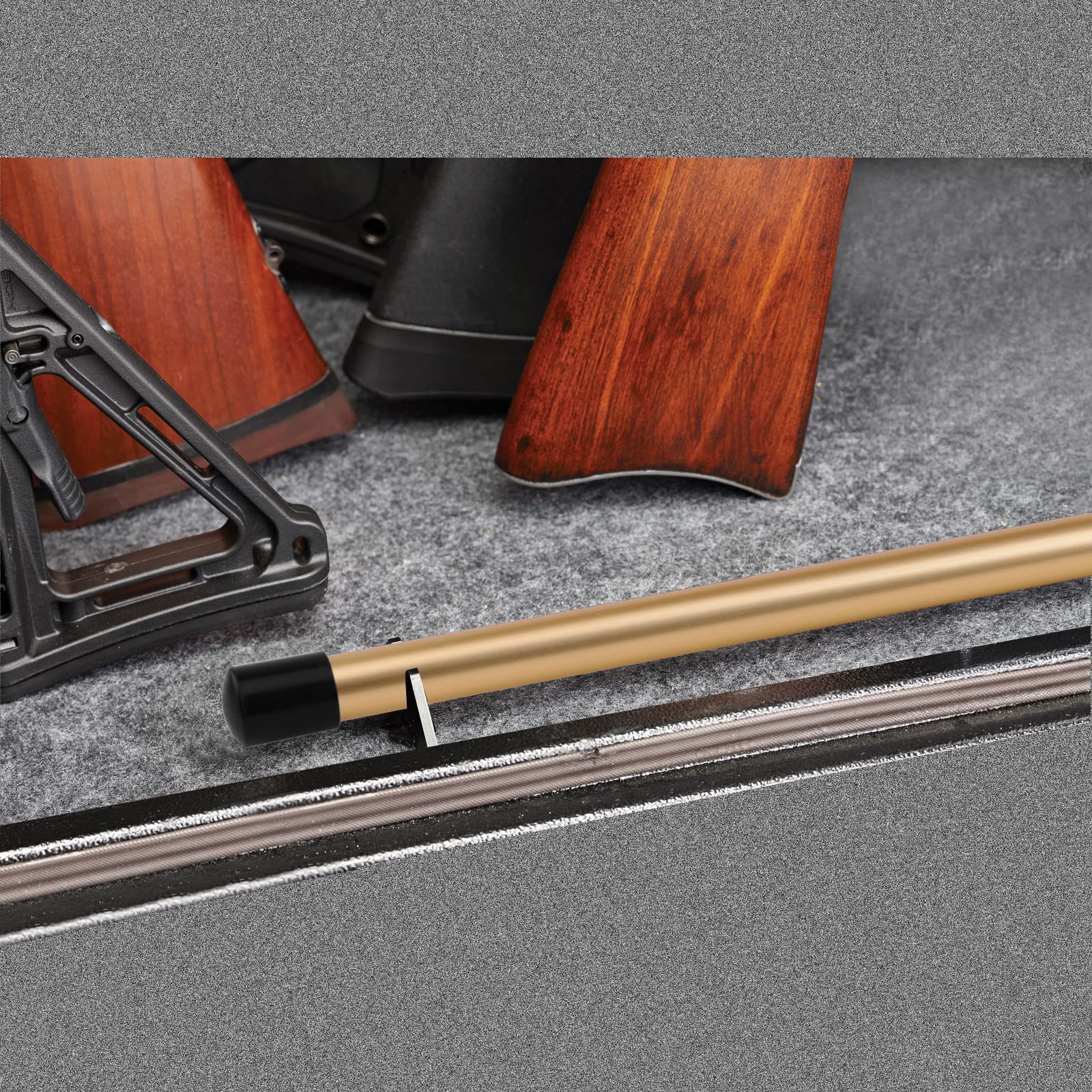 MAXSafes one-year warranty tag indicating reliable support for the dehumidifier rod.