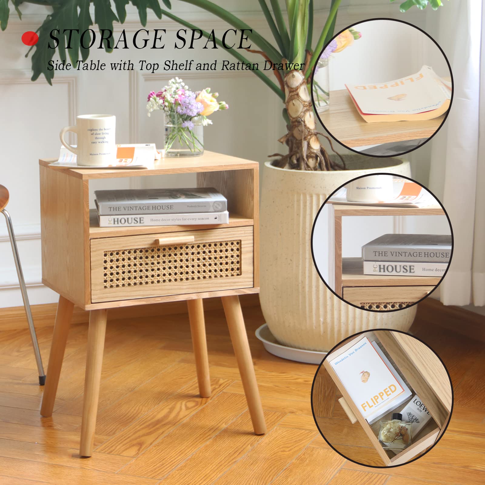 MaxSmeo accent table suited for living room and bedroom layouts
