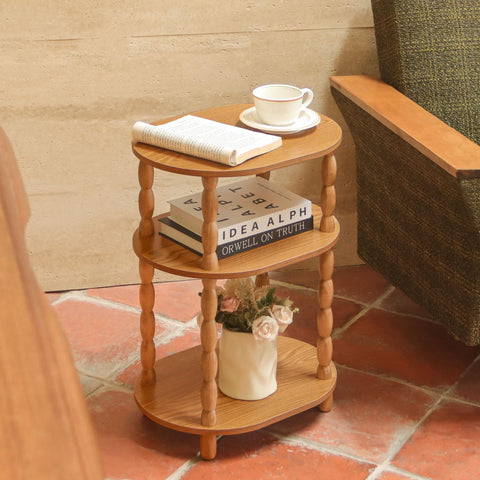 MaxSmeo end table ships with simple, tool-free assembly