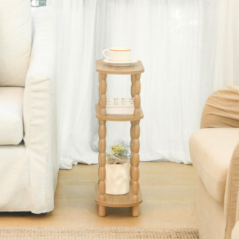 MaxSmeo compact frame stands sturdy with wood legs for daily use.