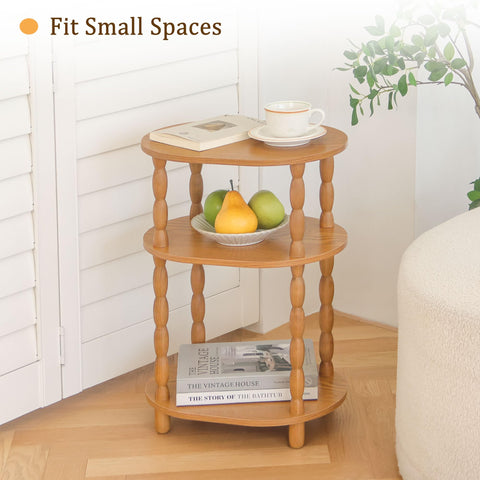 MaxSmeo nightstand at 22.4 inches height keeps essentials within reach