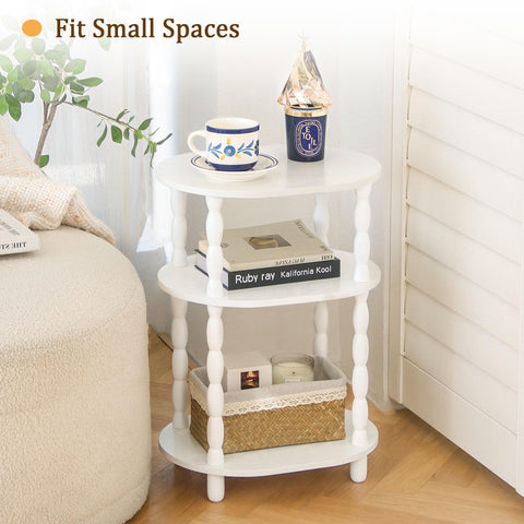 MaxSmeo nightstand height adapts as a versatile drink table or plant stand.