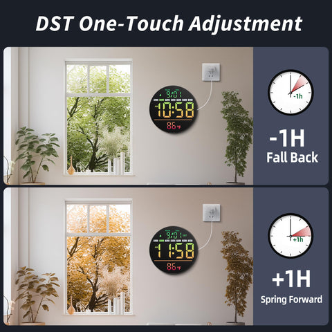 Maxstar clock offers 3 alarm modes with adjustable volume levels