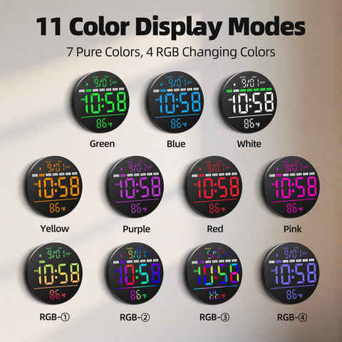 Maxstar clock night light provides gentle illumination for dark rooms