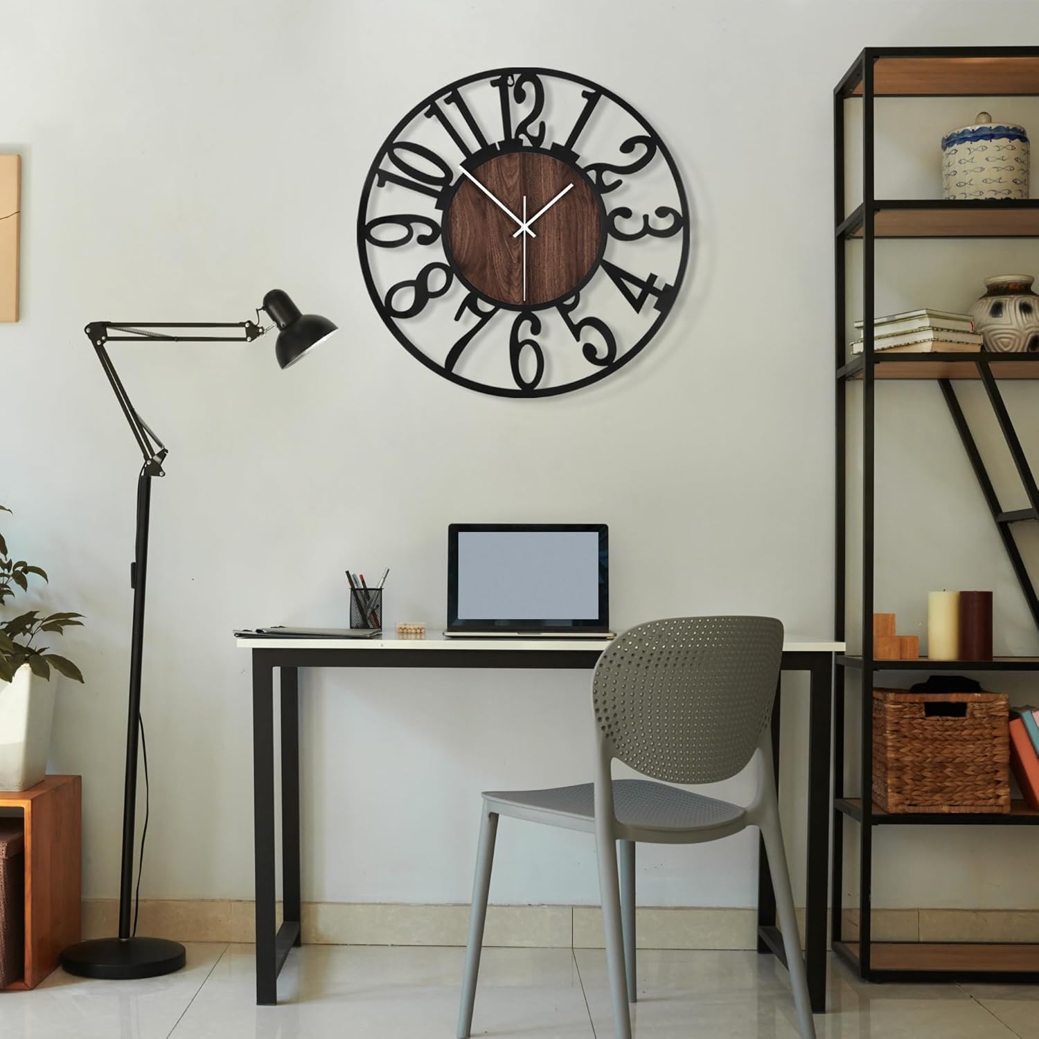 Maxstar modern black metal frame complements diverse rooms and styles.