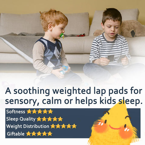 MAXTID lap pad fabric close-up with cotton and soft minky texture.