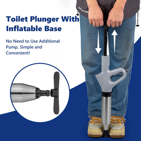 MaxxGeek Plunge Blaster pressure display shows adjustable air pressure during operation.