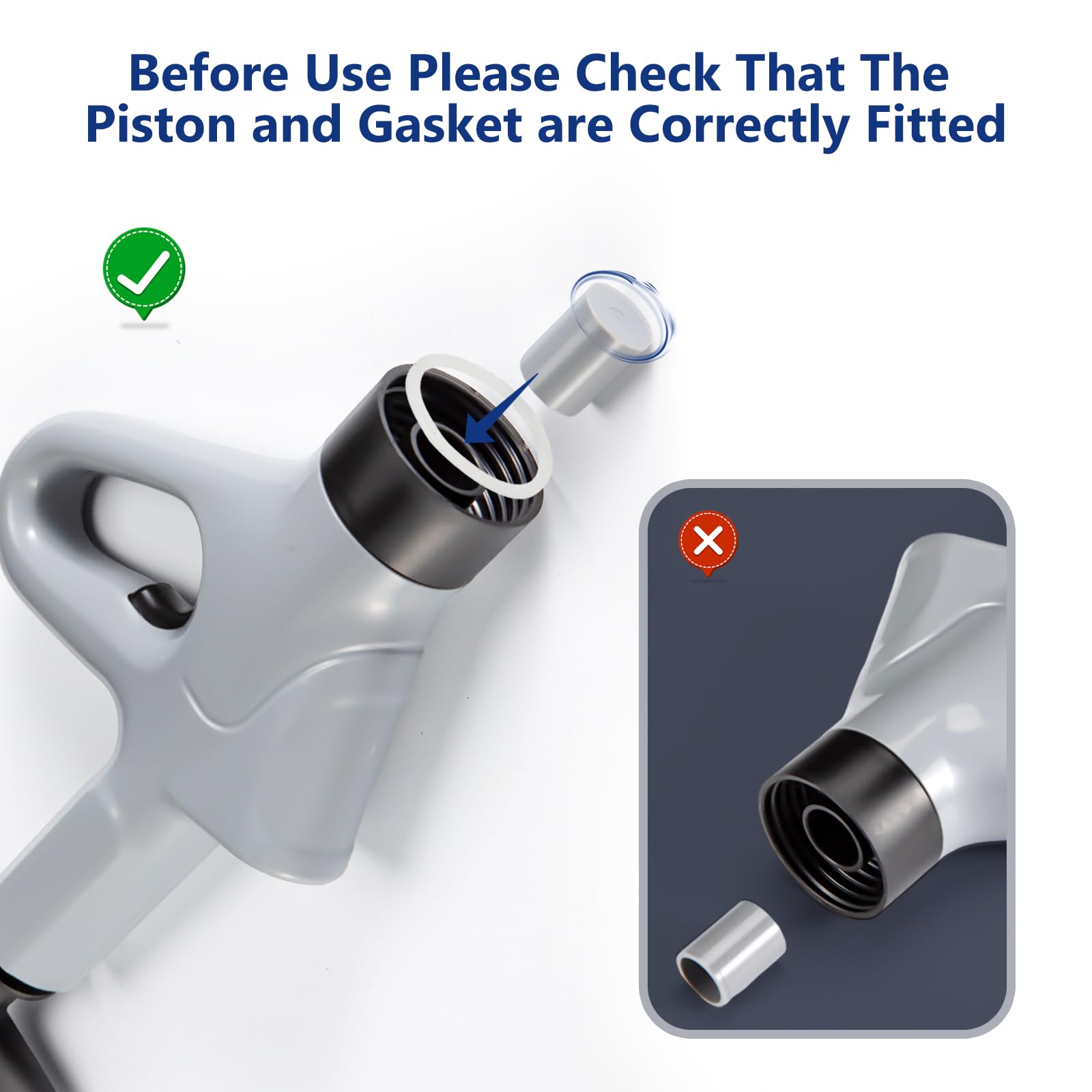 MaxxGeek Rubber spout close-up highlights reliable seal during unclogging.