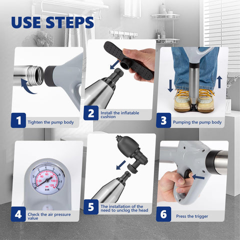 MaxxGeek Stainless steel shell and rubber spout for durable, easy-to-clean use.