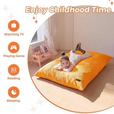 MAXYOYO bean bag sofa supports reading and quiet time at home.