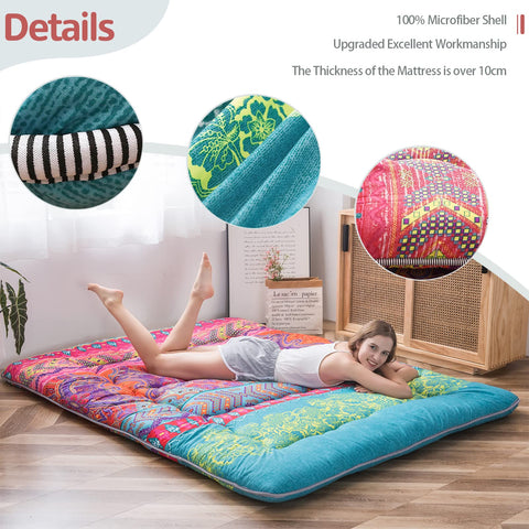 MAXYOYO Floor mat setup for living room lounging or kids playtime.