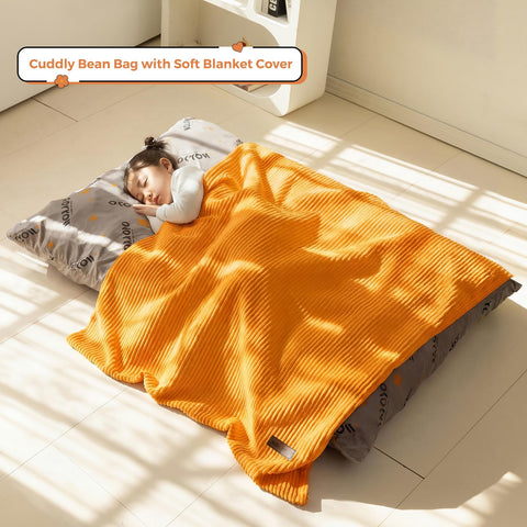 MAXYOYO corduroy fabric cover feels soft and breathable for kids.