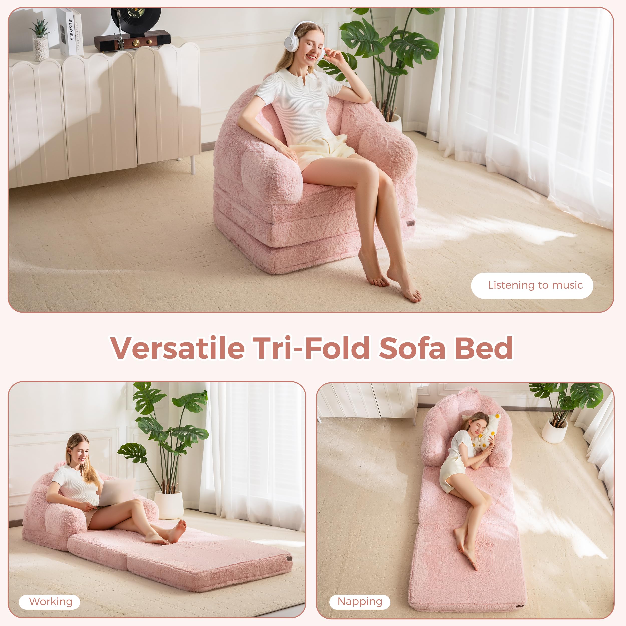 MAXYOYO faux fur cover feels soft and luxurious to the touch.