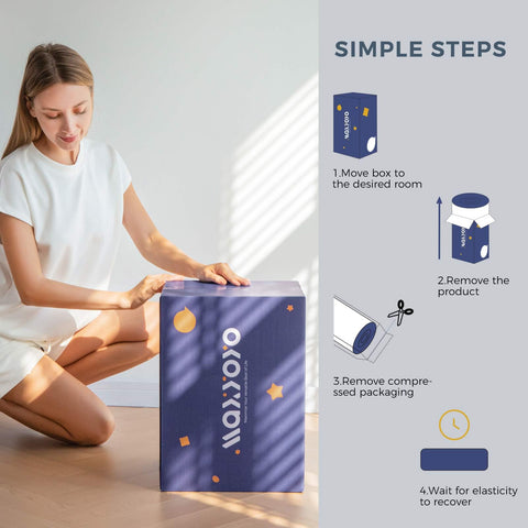 MAXYOYO includes bandage straps to secure the folded futon