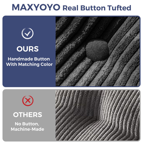 MAXYOYO bedroom-friendly sofa bed doubles as extra seating for guests.