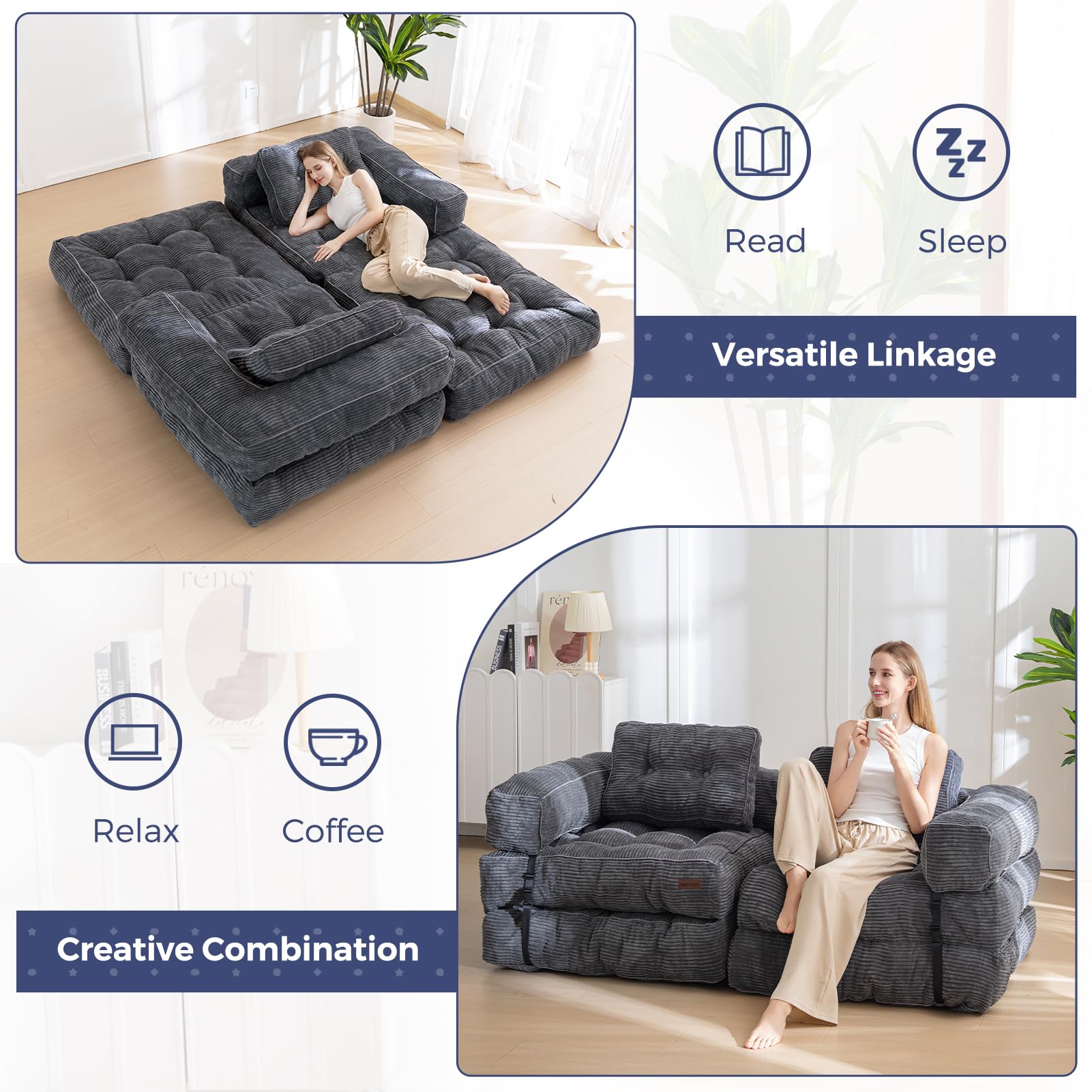 MAXYOYO premium corded fabric enhances texture and visual appeal.