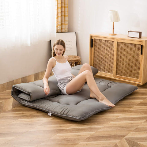 MAXYOYO futon mattress queen 60x80 for comfortable guest sleeping.