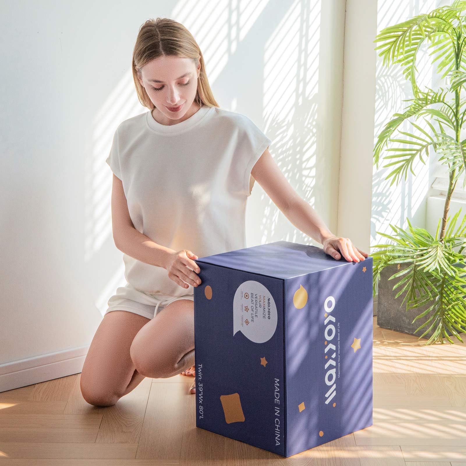 MAXYOYO high-density base foam core enhances support while lying.