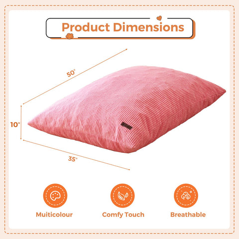 MAXYOYO high-density foam fill closeup highlights supportive, rebound comfort for kids.