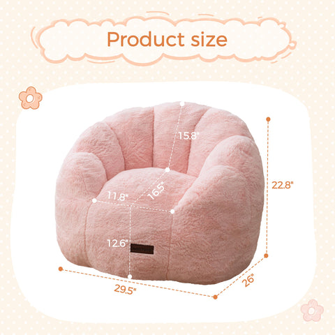 MAXYOYO floral faux fur fabric for year-round softness