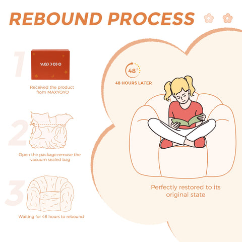 MAXYOYO no assembly needed for instant seating