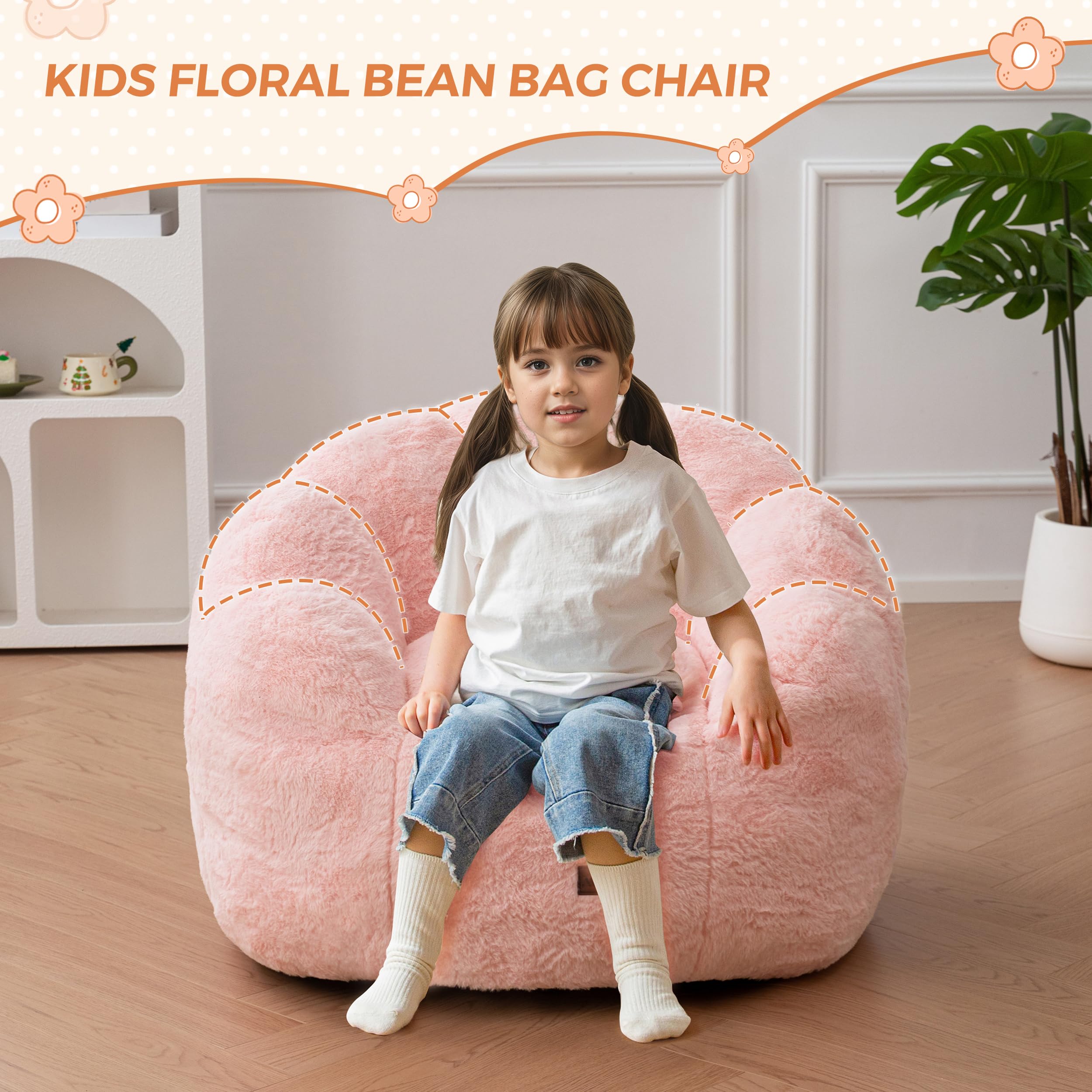 MAXYOYO shredded foam fill provides gentle kid-friendly support