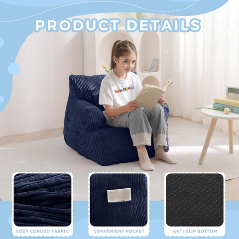 MAXYOYO chair size gives your child a spacious lounging area.