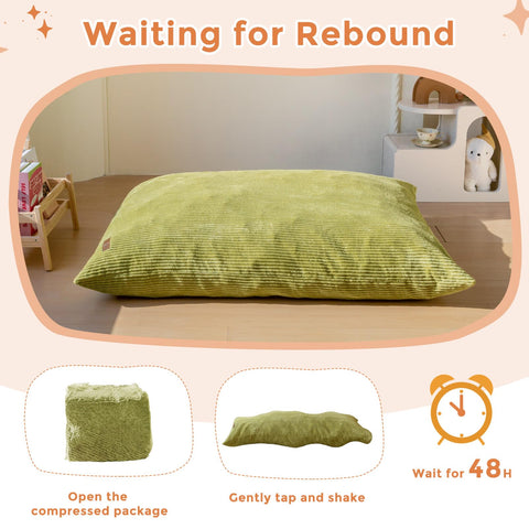 MAXYOYO bean bag bed supports imaginative play without crowding small rooms