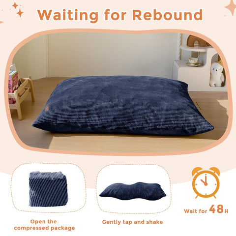Multi-use play mat and lounging surface for kids