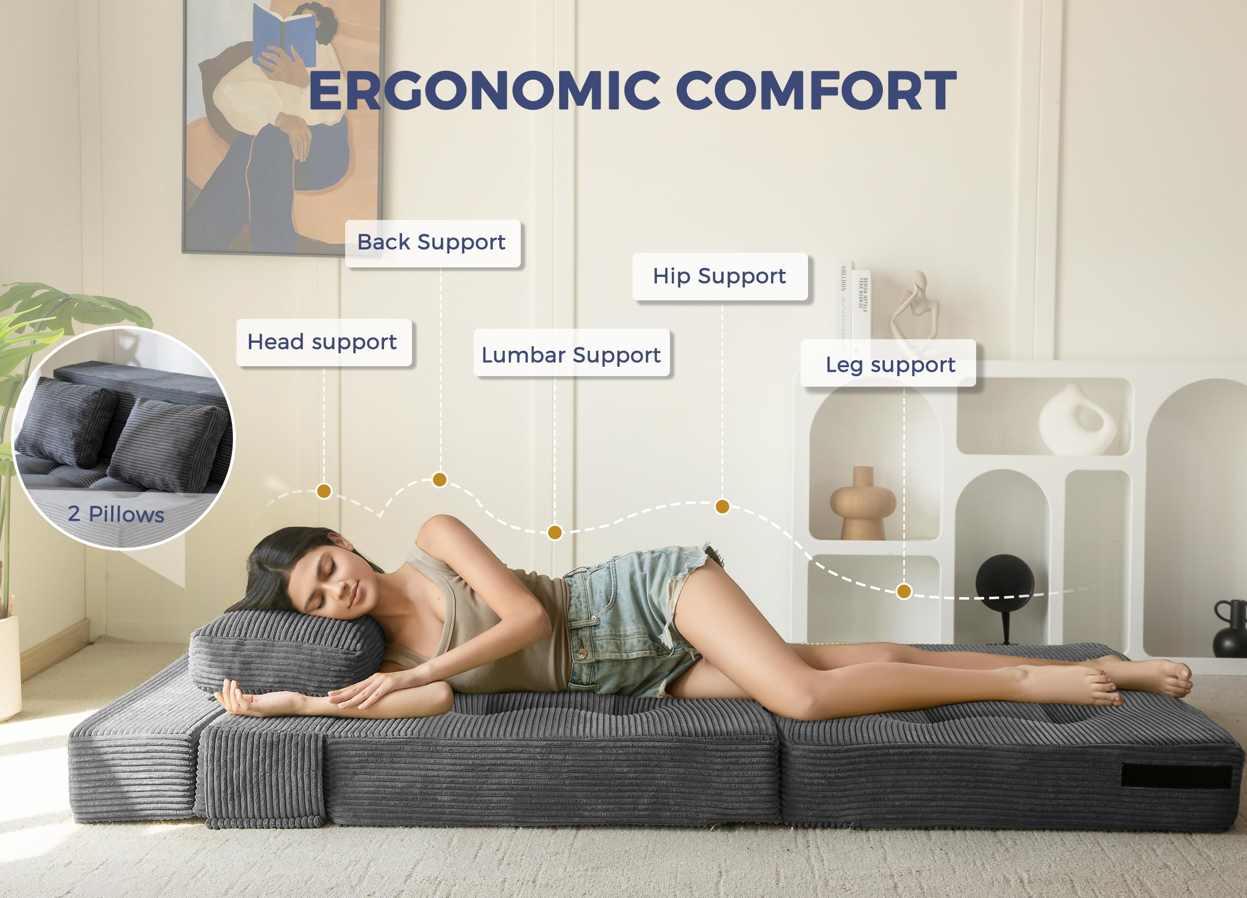 MAXYOYO full expansion after 24 hours delivers optimal comfort