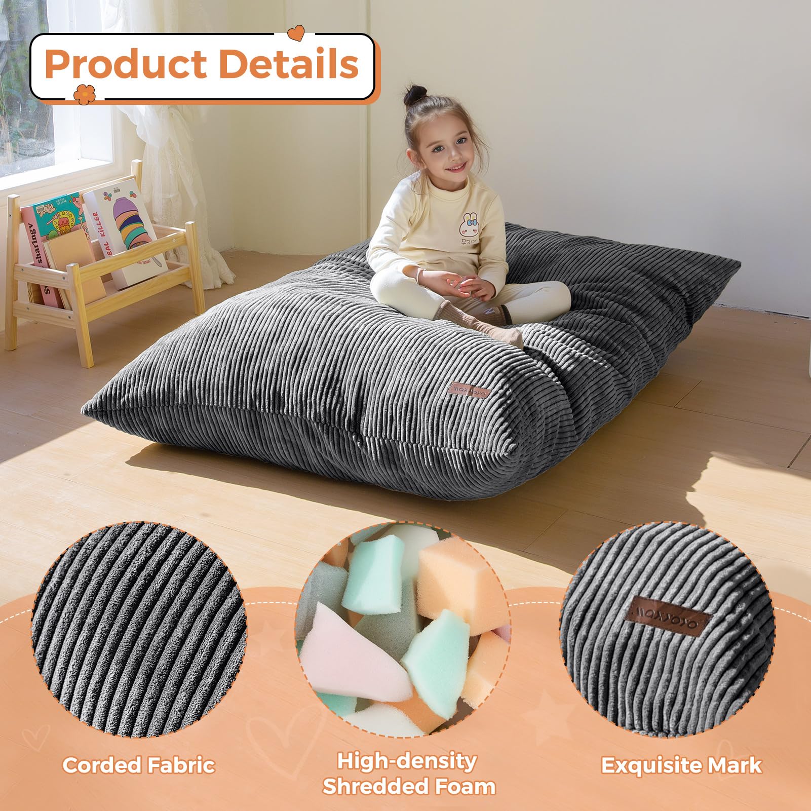 MAXYOYO reading nook in kid room for quiet time and comfort