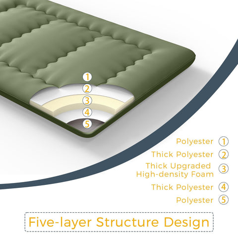 MAXYOYO travel-ready mattress in car pack supports family trips.