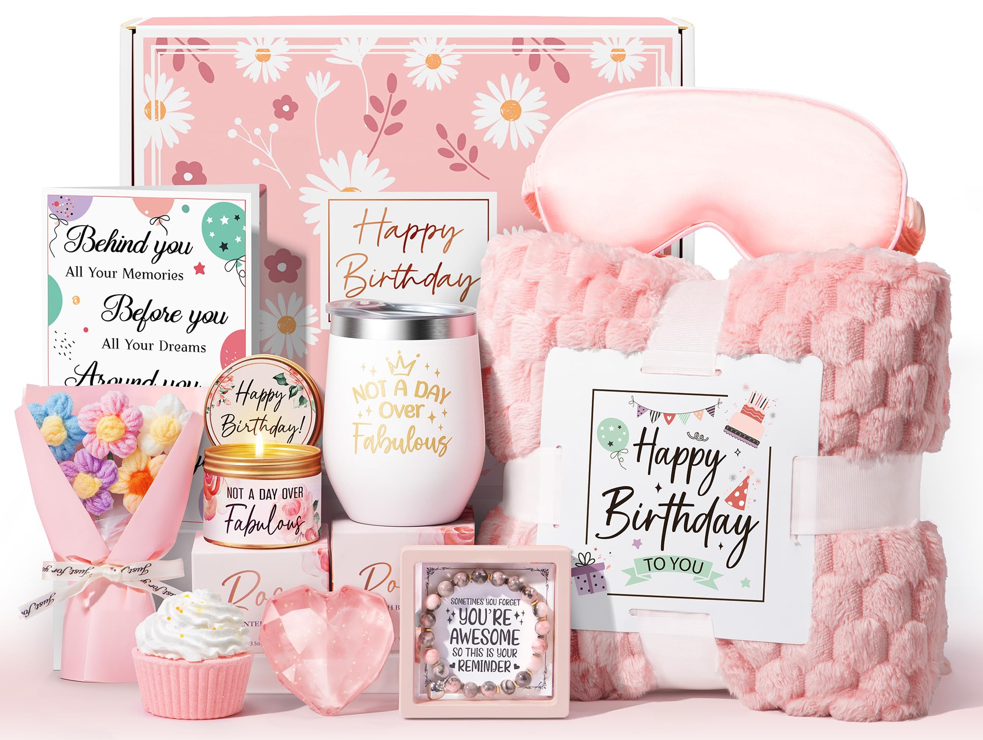 MAYICIVO birthday gifts box showcases a thoughtful collection for her celebration.