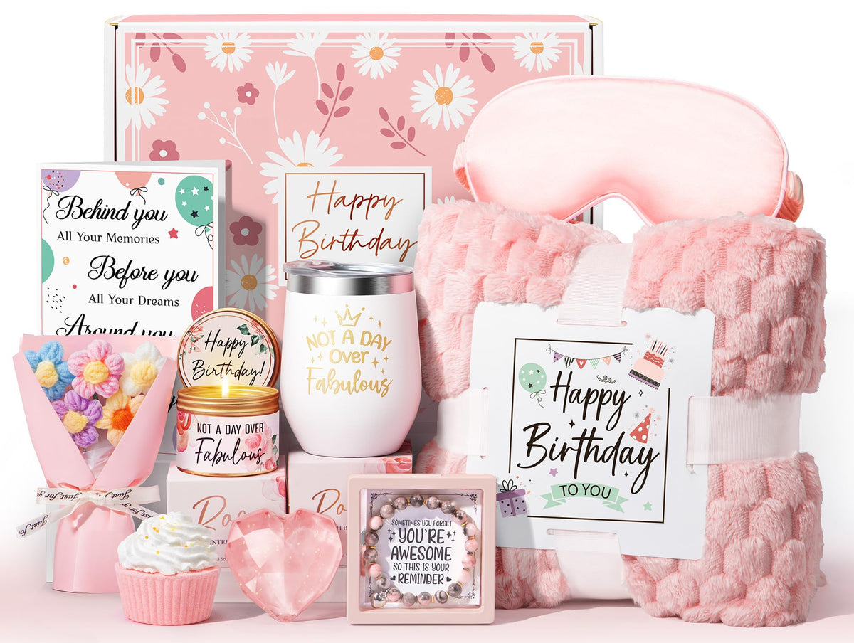 MAYICIVO birthday gifts box showcases a thoughtful collection for her celebration.