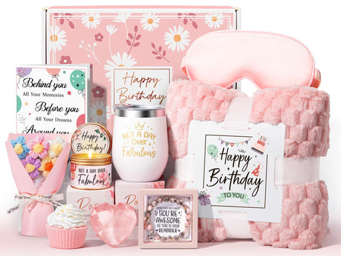 MAYICIVO birthday gifts box showcases a thoughtful collection for her celebration.