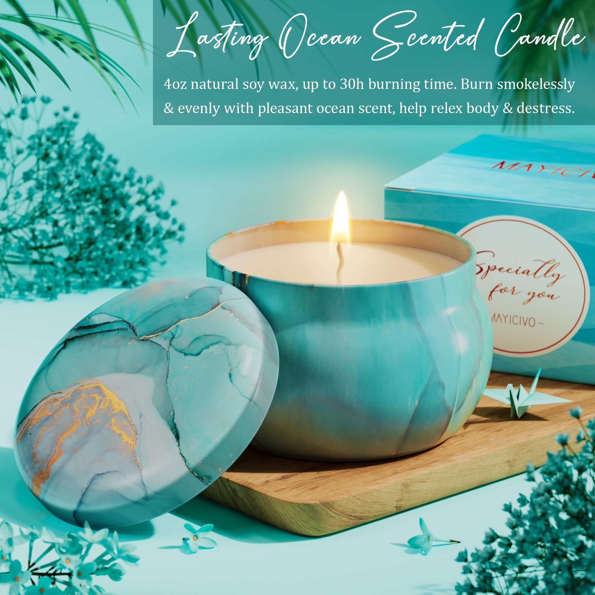 MAYICIVO floral-scented soap doubles as decor and bath essential