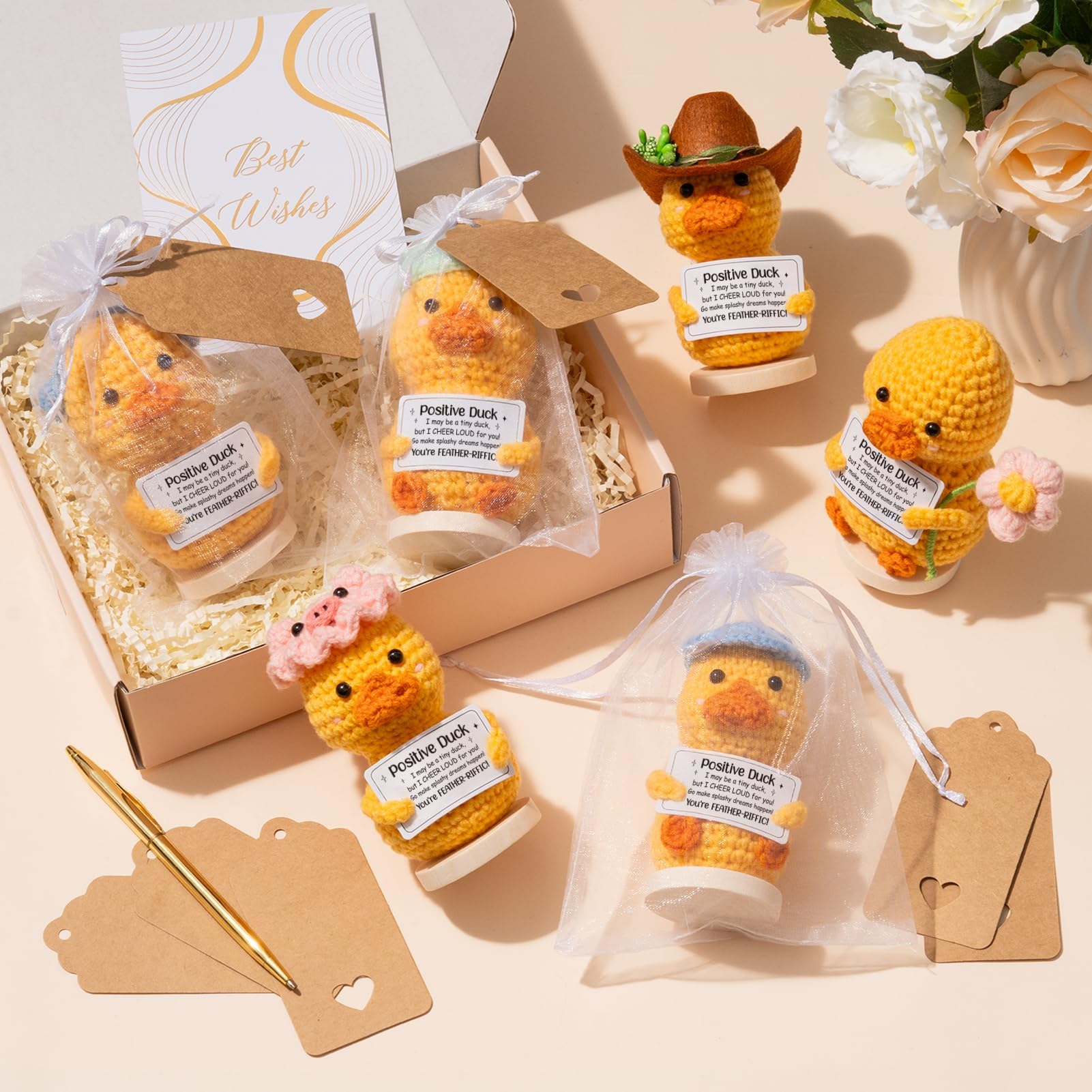 MAYICIVO gift box with greeting card enhances gift presentation