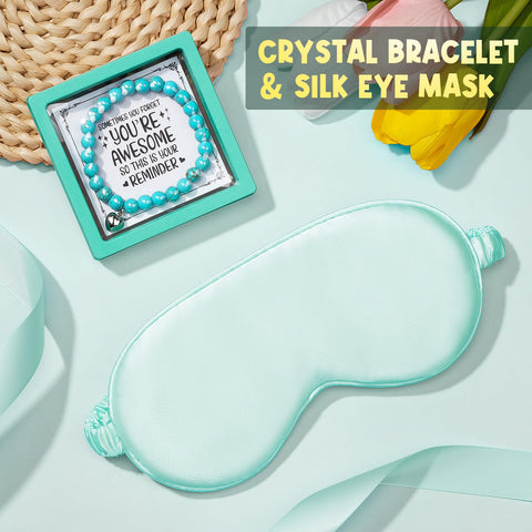 MAYICIVO natural turquoise bracelet offers a touch of luck and style.